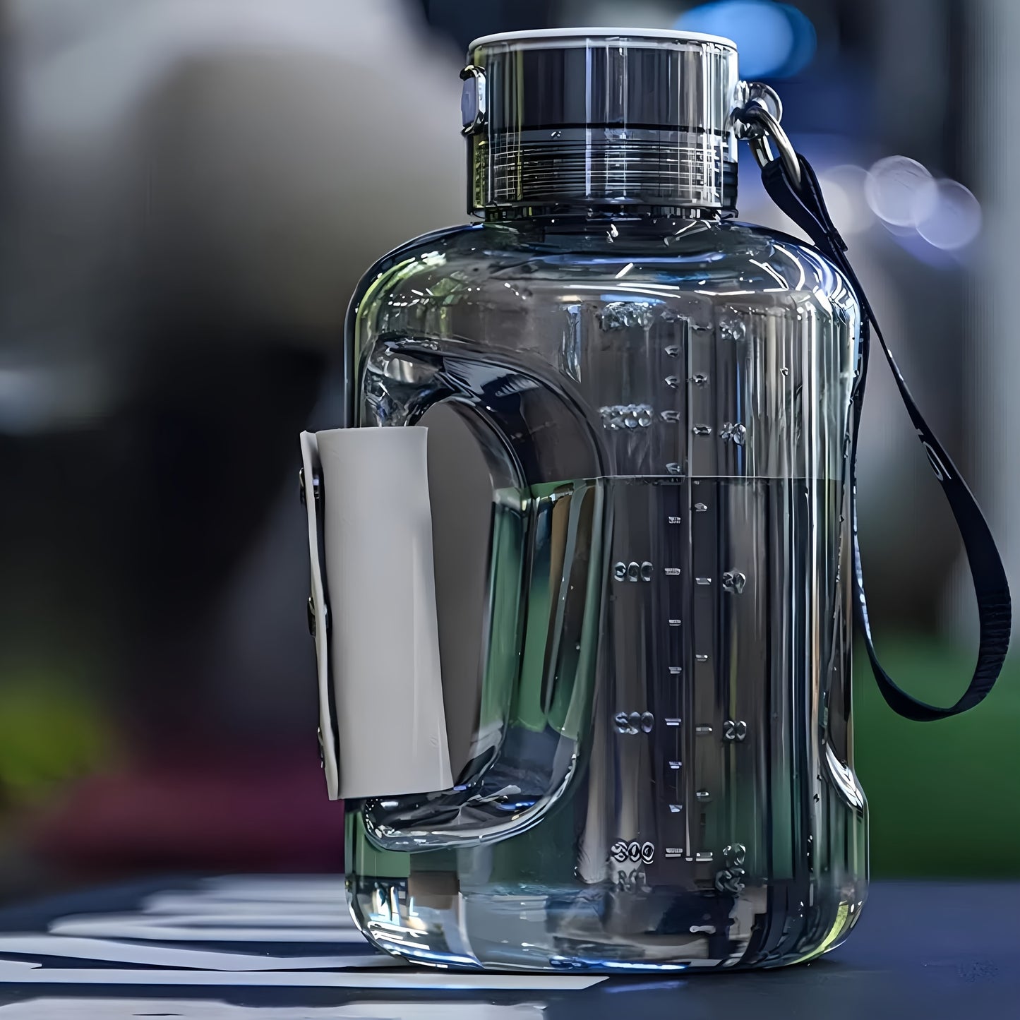 1pc H2 1.5L Portable Hydrogen Water Bottle with USB Charging, PPSU Material, Sealable Lid, Latest SPE PEM Technology for Quick Ionization, Ideal for Home, Office, Travel & Outdoor Activities, Portable Water Bottle | Sleek Des
